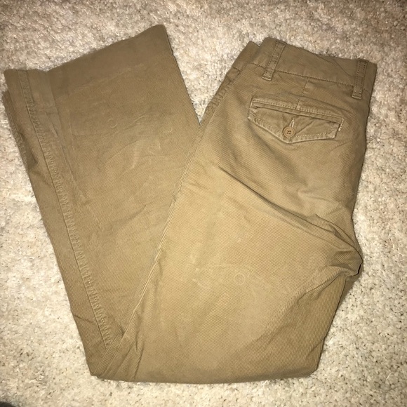 Gap corduroy wide leg khaki pants regular - Picture 3 of 4